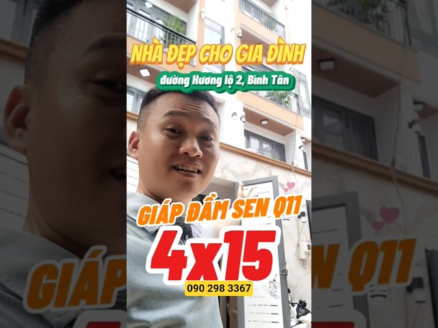 Nán nhà đẹp hẻm 704 Hương Lộ 2 quận Bình Tân