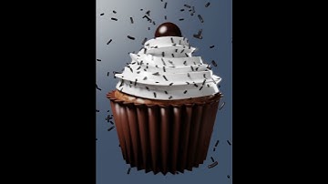 Blender Tutorial - Donut 2 - Cupcake #blender #blender3d #blenderanimation #blenderguru