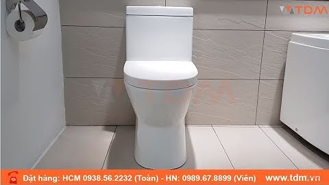 TDM.VN | Review bồn cầu Caesar C1374 (CD1374) - Bàn cầu 1 khối  mẫu đẹp