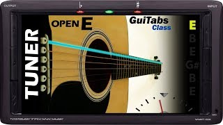 OPEN E TUNING GUITAR TUNER Open E E B E G B E GuiTuners