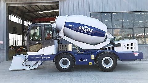 AImix AS 2 0 Self Loading Concrete Mixer Test Run