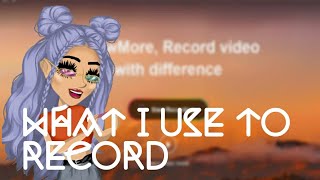WHAT I USE TO FILM!!! [FREE SCREEN RECORDER] (MSP AMBERRD)