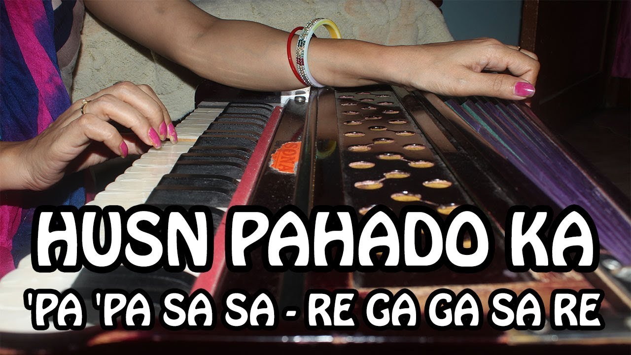 How to Play Husn Pahado Ka on Harmonium (Tutorial and Notation