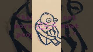 Watercolor doodle, sad Kermit #watercolor #art #kermit #sadsong