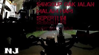 jalan malam hari touring cb ll Wisata Drummer