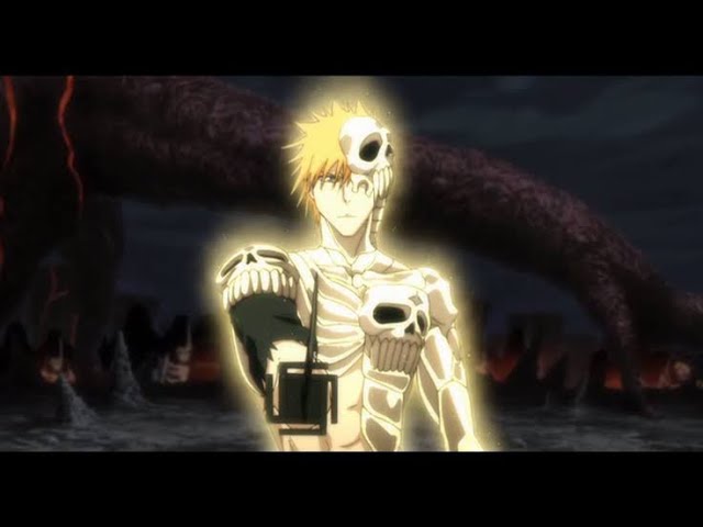 Hell Guards kneel to Ichigo. Ichigo Kushanada form! Ichigo VS Kokuto #bleach #anime #hollow #hell class=