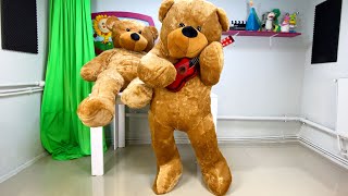 #WhatsInside a GIANT Teddy Bear #StayHome