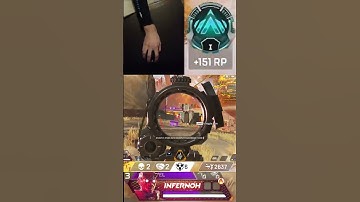 Vert Nades + L-Star in Apex Ranked 👀 #Infernoh #apexpredator #cosplayer #gaming #clips #twitch 