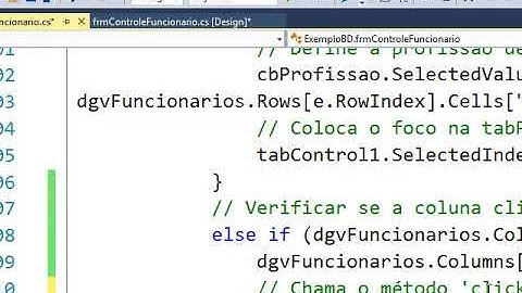 Aula 09 - Excluindo funcionários via DataGridView - Windows Forms C#