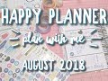 Happy Planner Plan With Me August 2018
