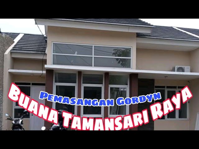 Perum Buana Tamansari Raya Karawang || Pemasangan Gordyn Minimalis || Fujiana Gordyn class=