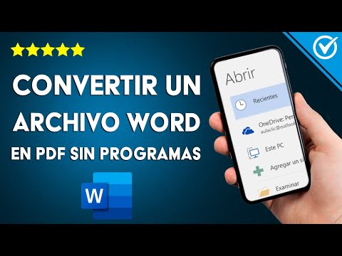 Cómo CONVERTIR un archivo WORD en PDF sin programas extra - Fácil y sencillo