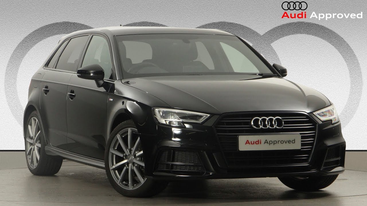 FH68TKE AUDI A3 SPORTBACK TFSI BLACK EDITION BLACK 2019, Derby Audi