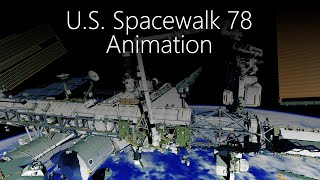 Expedition 66 Spacewalk 78 Animation - November 29, 2021