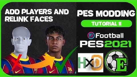 PES Modding Tutorial #2 - How to add a new player / Relink face