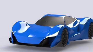 Solidworks Automotive Hypercar Design | Speed art | SVA Design