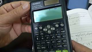 طريقه حل  المتتابعة الهندسيه باستخدام الأله الحاسبه