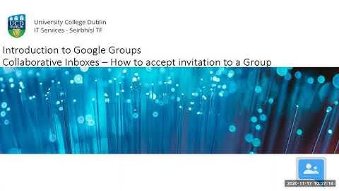 Introduction to Google Groups Collaborative Inbox - Accept an Invitation