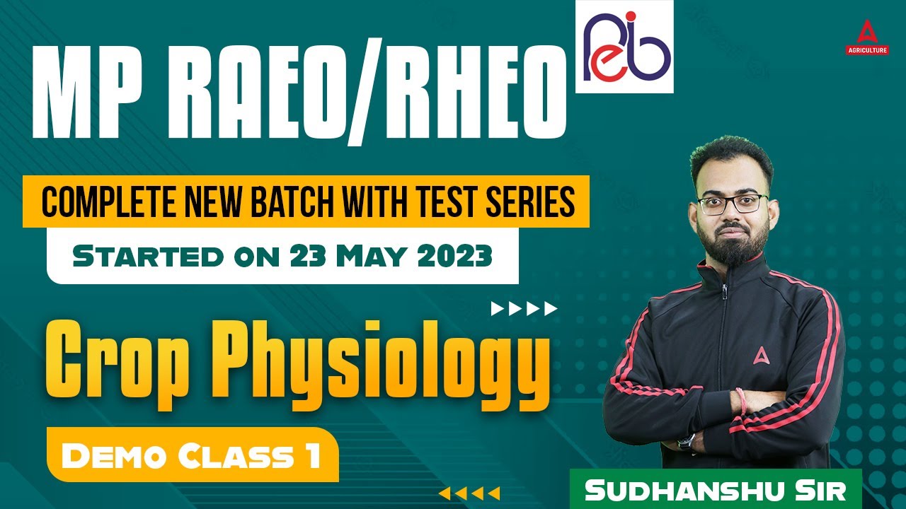 MP RAEO/RHEO Complete New Batch with Test Series | Crop Physiology ...