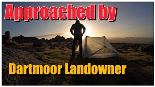 Approached By a Dartmoor Landowner #dartmoor #quadbike #wildcamping #wildlife #dcf