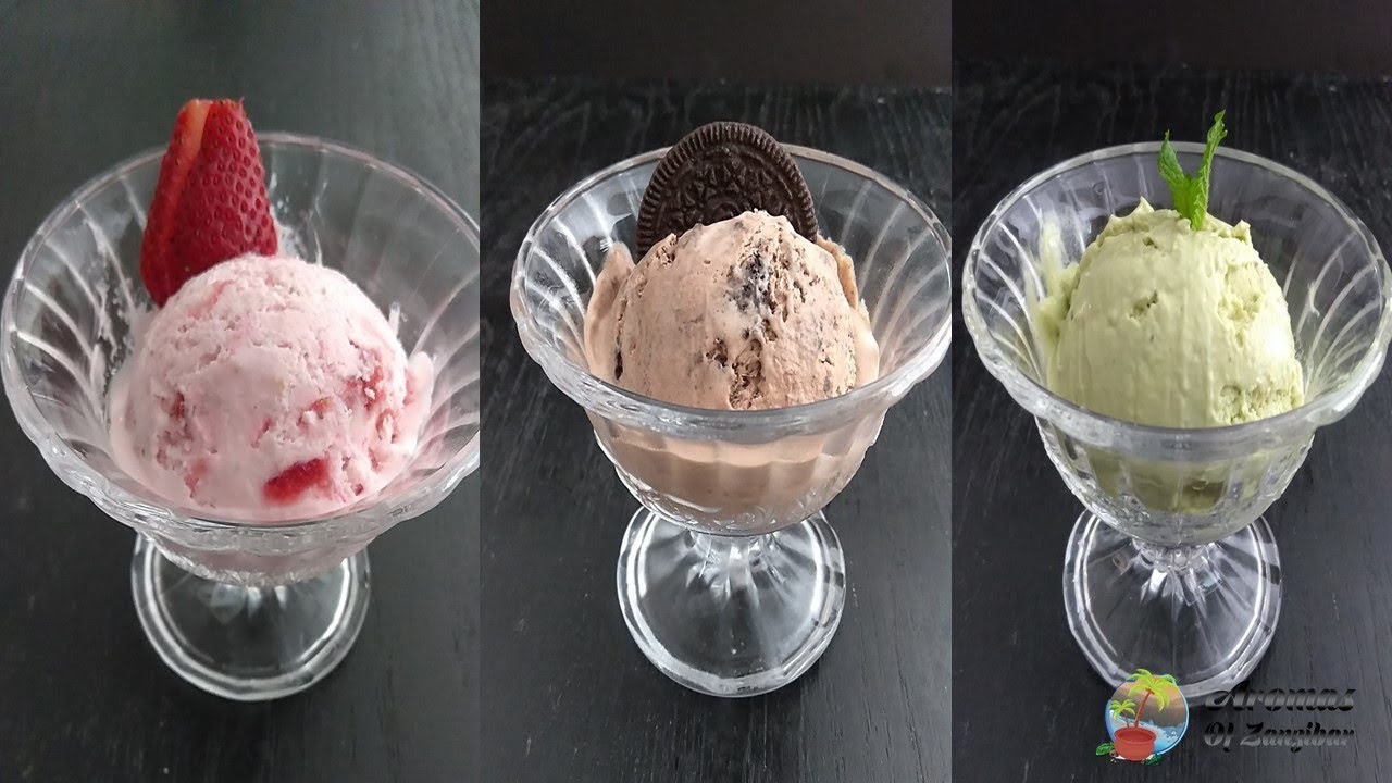 Home Made Ice Cream Without Ice Cream Machine In English Youtube