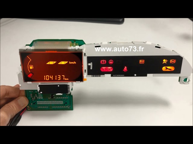 Réparation compteur Renault Twingo 2 panne écran afficheur LCD ...