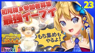 【ポケットモンスタースカーレット #23】初見様優先枠あり！最強のイーブイ捕まえたら餅集めだー！【Vtuber 彩色いぶき】