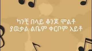 eyob mekonen kanchi belay | እዮብ መኮንን ካንቺ በላይ ቆንጆ ሞልቶ