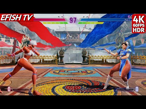 Elena vs Chun-Li (Hardest AI) - Street Fighter 6