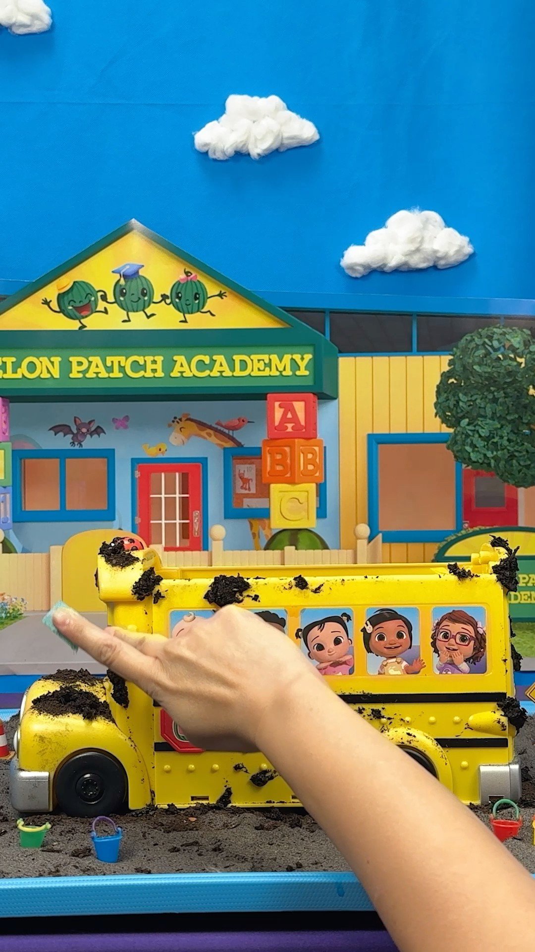 The Wheels on the Bus are DIRTY! Let's Clean UP! #cocomelon #shorts