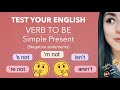 Verb TO BE (Negative) - Prueba tu inglés