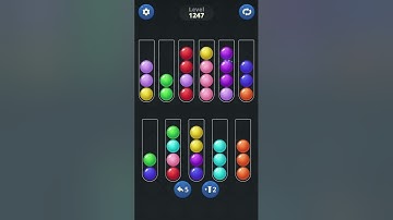 Ball Sort by Infinite Joy: Levels 1246, 1247, 1248