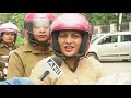 Delhi police&#39;s women patrol unit ride pink scooters