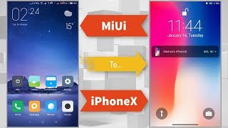 iPhone X Theme for MIUI | Xiaomi Phone | New Theme | IOS Look | screenshot 1