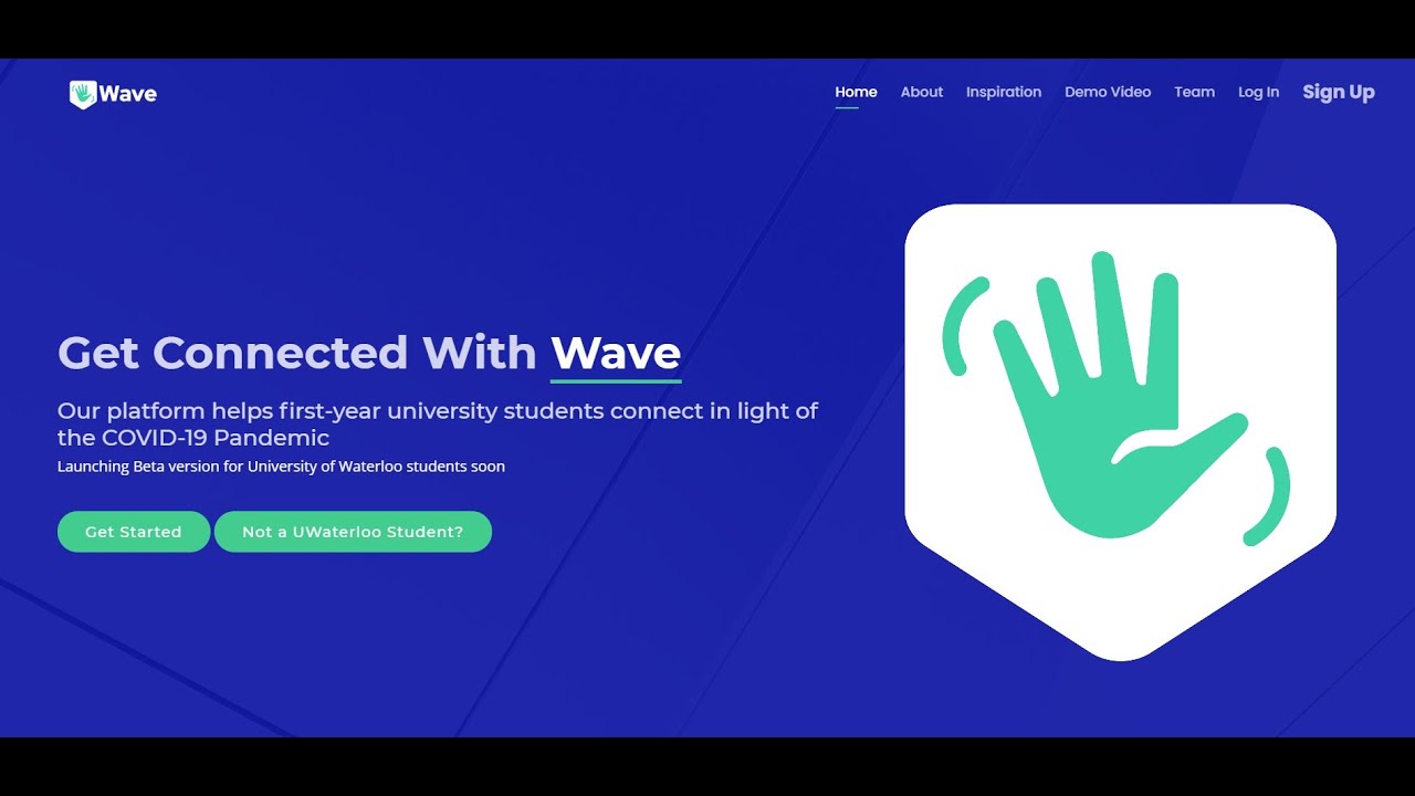 Wave: Connecting First-Year Students, Virtually (Promotional Video) - Wave is a web platform that connects incoming first-year university students from the same university. By placing users in one-on-one chats with other students 