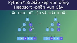 Python#55:Thuật toán sắp xếp vun đống Heapsort -phần Vun Cây