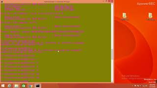 how to change command window color in windows7/8/10