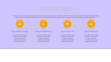How To Make A Responsive Features Section using HTML and CSS | Website Design