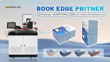 Book Sprayed Edges Printing- Book edge single-pass digital printer! #printingmachine #books
