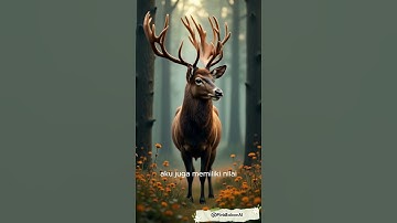 Fakta Unik si tanduk keren Rusa ! #animals #animation #faktaunik  #hewanbesar #rusa #tandukrusa #ai