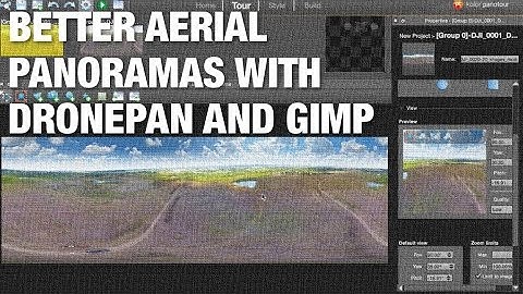 Better Aerial Panoramas with DronePan for DJI Inspire 1 and Phantom Using GIMP