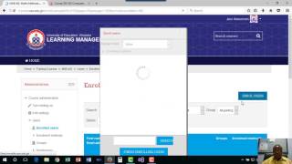 Navigating Course Homepage Enrolling Users and Setting Up an Enrollment Key