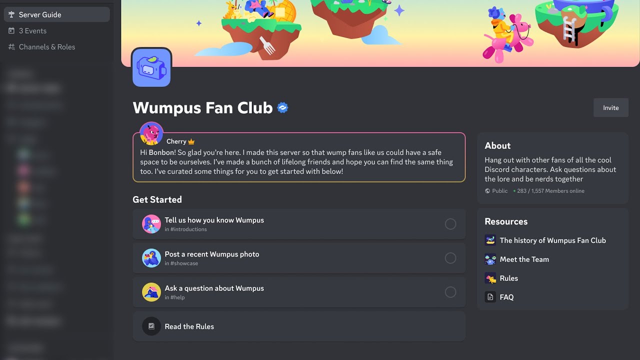 Made a random hangout discord server