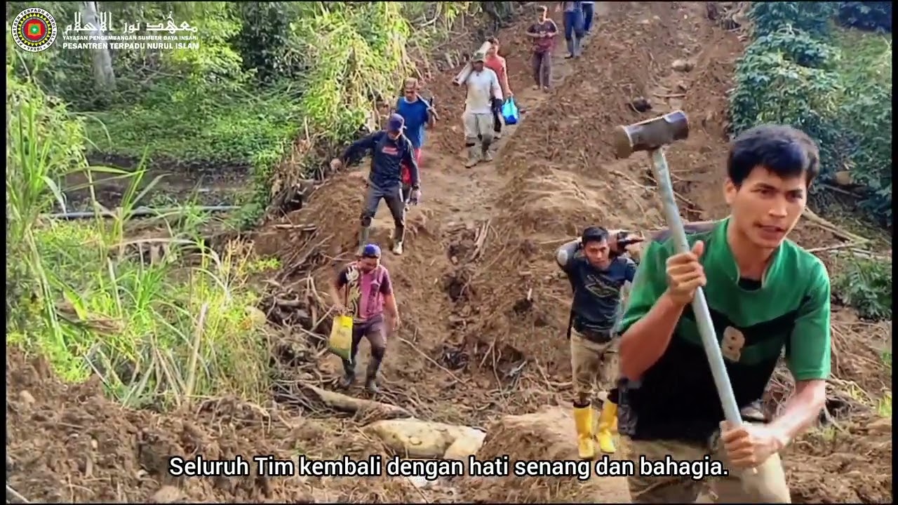 Perbaikan Saluran Irigasi Pipa Air Pesantren Terpadu Nurul Islam Pasca Bencana Akhir Tahun 2025