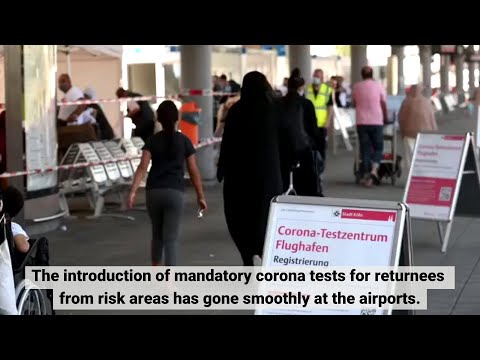 Corona test obligation started at German airports