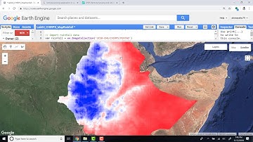 Google Earth Engine Tutorial | How to make CHIRPS rainfall map