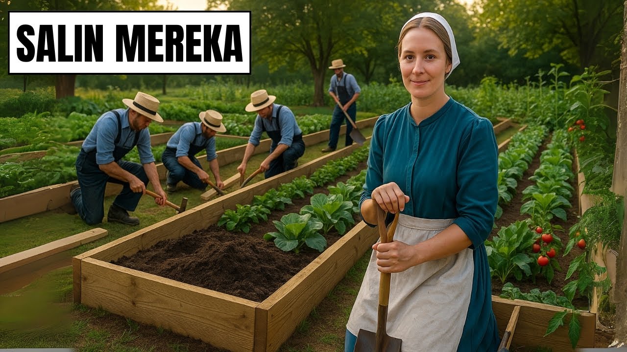 현대 도구 없이 만드는 아미시식 계단형 정원의 12가지 비밀