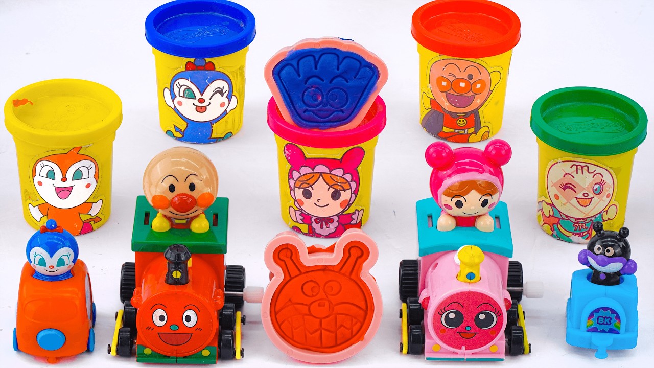 93 Minutes Satisfying with Unboxing Anpanman Modeling Clay Playset