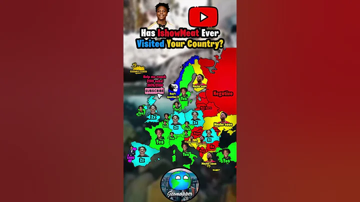 Has ishownuts ever visited your country?🌰🍂 #mapping #mapper #europe #ishowspeed #map #youtuber