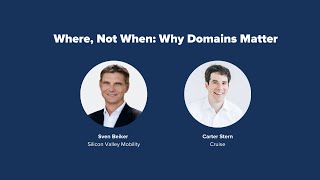 PAVE's Virtual Panel “Where, Not When: Why Domains Matter" - Full Recording